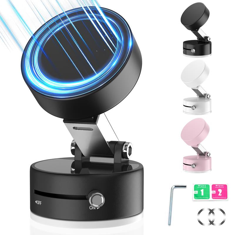 Magnetic Phone Holder with 360°Rotation,Foldable Design,Strong Magnet,Suitable for Smooth Surfaces Such as Rooms,Cars,Glass,Kitchen,Gyms,Etc