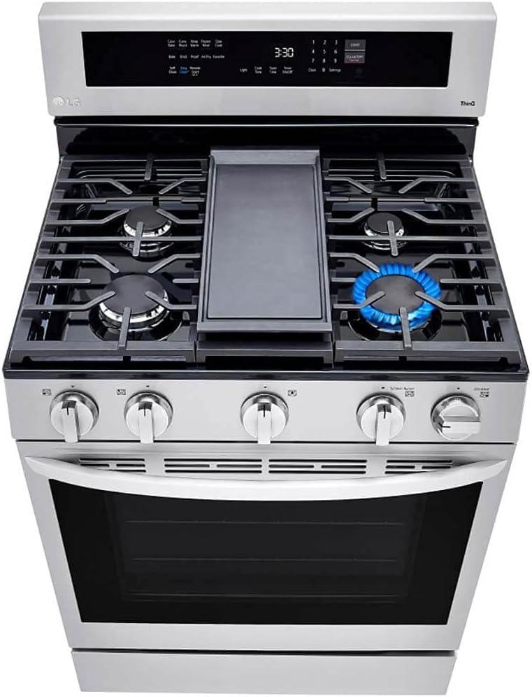 LRGL5825F 5.8 Cu. Ft. Stainless Steel Gas Range with Air Fry