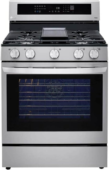 LRGL5825F 5.8 Cu. Ft. Stainless Steel Gas Range with Air Fry