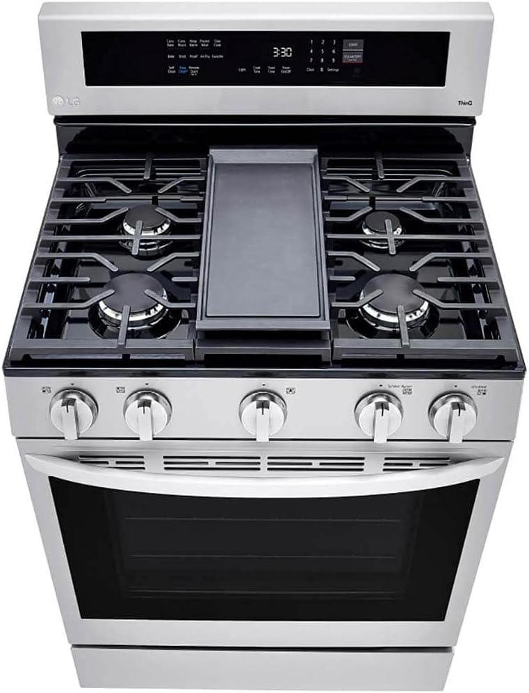 LRGL5825F 5.8 Cu. Ft. Stainless Steel Gas Range with Air Fry