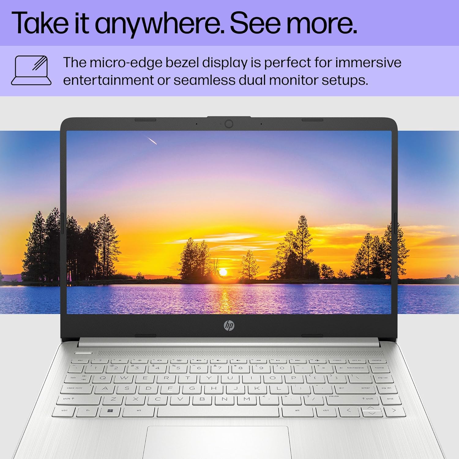 14 Inch Laptop, HD Display, 12Th Generation Intel Core I3-1215U, 8 GB RAM, 256 GB SSD, Intel UHD Graphics, Windows 11 Home in S Mode, 14-Dq5009Nr (2024)