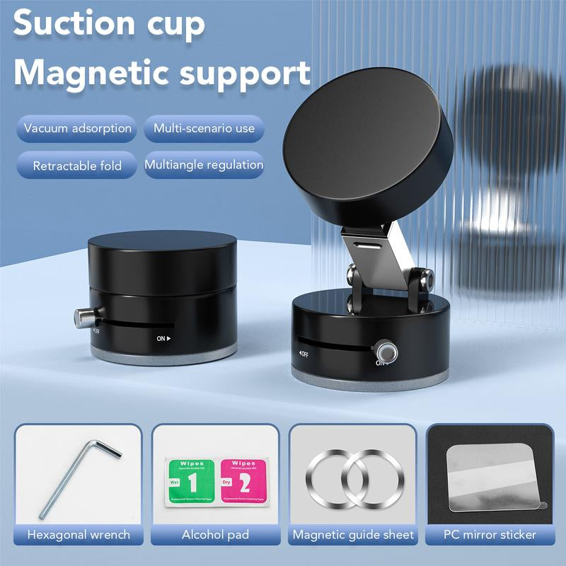 Magnetic Phone Holder with 360°Rotation,Foldable Design,Strong Magnet,Suitable for Smooth Surfaces Such as Rooms,Cars,Glass,Kitchen,Gyms,Etc